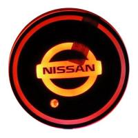 ŚWIATŁA LED LOGO PODKŁADKA NISSAN LASER RGB MULTI