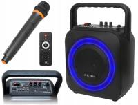 GŁOŚNIK BLUETOOTH RADIO USB MP3 MIKROFON KARAOKE