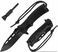 ТАКТИЧЕСКИЙ СКЛАДНОЙ НОЖ ВОЕННЫЙ EDC MIL-TEC ТРУТ ВЕРЕВКА ПАРАКОРД СВИСТОК