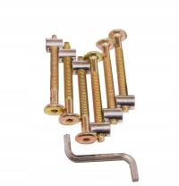 6шт винт винт крепления скручивания кроватки 8.5 см