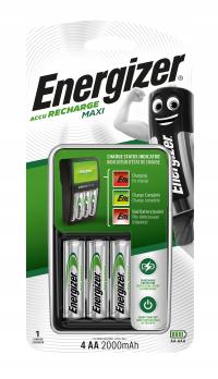 Ładowarka Energizer Maxi baterii AAA R3 AA R6 + 4x akumulatorki AA 2000mAh