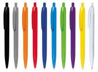 Пластиковые ручки с цветной печатью логотипа рекламные надписи