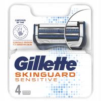 Gillette Skinguard Sensitive wkłady ostrza 4szt fusion US