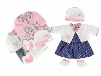 Платье для куклы, одежда для малышей, белый пуловер, первые ходунки, шапка для малышей 63