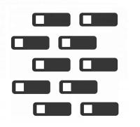 20 x zaślepka kamery zasłona kamerki w komputerze