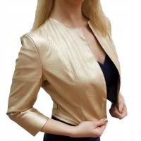 Nolu болеро рукав 3/4 искусственная кожа