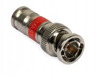 Wtyk BNC 59 złącze kompresyjne Master na przewód RG-59 CCTV
