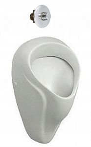 Pisuar KOŁO - ALEX z zaworem podtynkowym Komplet