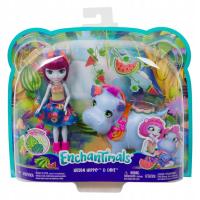 Lalka Mattel Enchantimals z hipopotamem