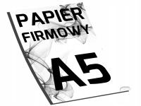 PAPIER FIRMOWY A5 500 szt. - 90g. / ULOTKI A5