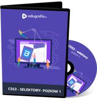 Edugrafia KURS CSS3 - SELEKTORY 1 PC / licencja wieczysta BOX