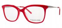 NORDIK 7513 C8 MARKOWE OPRAWKI OKULARY CZERWONE