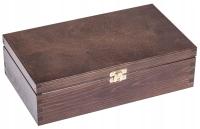Деревянная коробка 28X16CM декупаж контейнер бронза