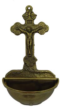 МЕТАЛЛИЧЕСКАЯ ПОДВЕСНАЯ КАПЕЛЬНИЦА С КРЕСТОМ