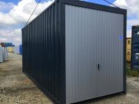 МОРСКОЙ КОНТЕЙНЕР 20 DV С ГАРАЖНЫМИ ВОРОТАМИ-АРЕНДА