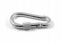 Karabińczyk strażacki Z ZABEZPIECZENIEM 7x70 70mm Ocynk