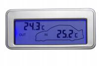 Термометр автомобильный ЖК-внутренний и внешний