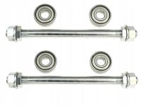 ОСЬ ОСЬ КОЛЕСА ПЕРЕДНЯЯ ЗАДНЯЯ ROMET КАРМАННЫЙ ВЕЛОСИПЕД 4 ПОДШИПНИКА