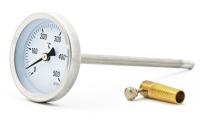Термометр с зондом для печи для пиццы коптильни 0-500C длинный: 30 см
