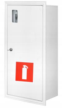 SZAFKA OCHRONNA NA GAŚNICE PODTYNKOWA 25x45x25 BIAŁA