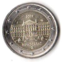 2 euro okol. Niemcy 2019 Bundesrat - monetfun