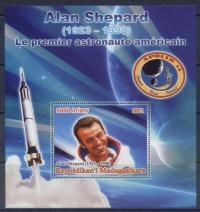 A. Shepard kosmos USA Madagaskar blok ** #MDG1123