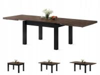 ROYAL Дуб темно-Коричневый/Черный РАЗДВИЖНОЙ СТОЛ ДО 2,7 м!
