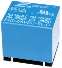 РЕЛЕ SONGLE SRD-05VDC-SL-C 10A 5V DC SRD 5V