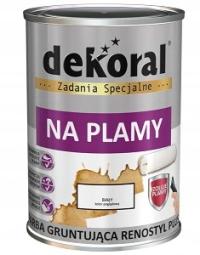 DECORAL КРАСКА RENOSTYL PLUS ДЛЯ ПЯТЕН БЕЛЫЙ 0,4 Л