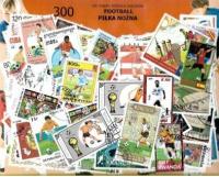 Набор из 200 почтовых марок - ФУТБОЛ