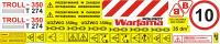 НАКЛЕЙКИ ТРОЛЛЬ 350 ПОГРУЗЧИК