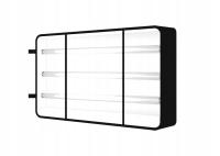 Kaseton świecący boczny / Rama + świetlówki do wyp