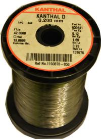 Проволока сопротивление KANTHAL D 0.2 мм 10 м