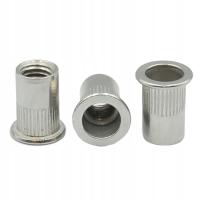 10× M3 NITONAKRĘTKA NIERDZEWNA PŁASKA WALCOWA 1SZT