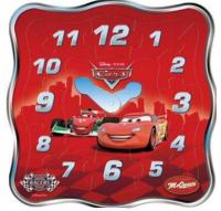 Zegar puzzle drewniany Auta Cars