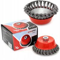 ПРОВОЛОЧНАЯ ЩЕТКА 125мм М14 ТОРЦЕВАЯ ВИТАЯ ПРОВОЛОКА