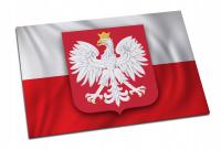 MAGNES na LODÓWKĘ POLSKA FLAGA GODŁO HERB 7x10