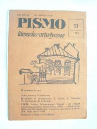 Pismo literacko - artystyczne NR 11/ 1984