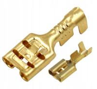 Коннектор с зажимом ADELID KNZ-DZ-6.3 100 шт.