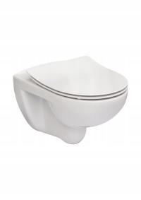 ROCA VICTORIA Miska WC wisząca RIMLESS 54cm + deska SLIM wolnoopadajaca