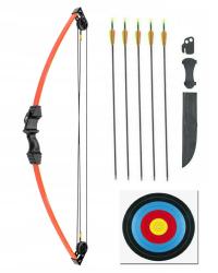 Блок лук Хамелеон оранжевый 15lbs 5ХСТРЕЛ щиты