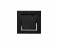 MAGIC chrom wyłącznik łącznik krzyżowy CZARNY