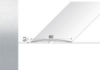 Полоса 100см соединительная клееная серебро 80мм-A71