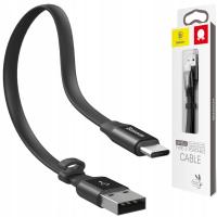KABEL BASEUS KRÓTKI 23cm USB USB-C TYP-C PRZEWÓD 3A QC 3.0 ANDROID AUTO