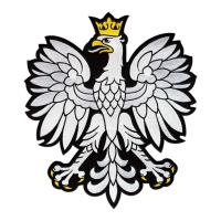Орел с Герба Польский - Большая Полоса на Спине Вышивка
