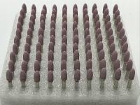 Pilniki Ściernice Kamienie Frezy trzpieniowe 100szt. Korund 4mm KULA