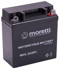 Аккумуляторная батарея MORETTI MB5L - BS 5 Ah YB5L-BS