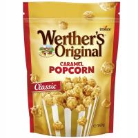 Werther's Original, карамельный попкорн, готовый к употреблению 140 г