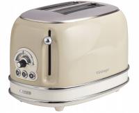 2× Toster dwuszczelinowy Ariete Vintage 15503 2 Tosty Grzanki 810W Beżowy
