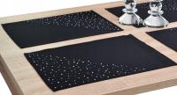 podkładki dekoracyjne KRYSTAL 30x40 - 2 szt. czarne